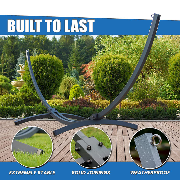 Dakota Fields Wooden Larch Single Classic Hammock with Stand Wayfair